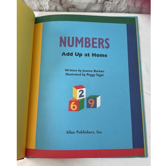 1993 Large Hardback Numbers Add Up at Home By Joanne Barken - Picture 4 of 6
